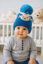 Blue Baby Winter Woolen Warm Cap CP5078B